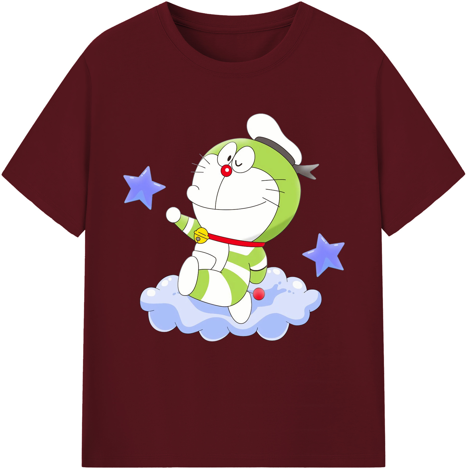 （画像用） ドラえもん Doraemon 綿100％半袖Tシャツ（フロントプリント）